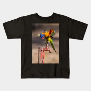 Orange Collared Lorikeet, Katherine Gorge NT Kids T-Shirt